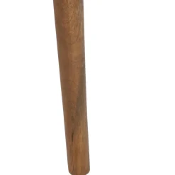 Table de repas losange en manguier massif marron - 136x132x75 cm