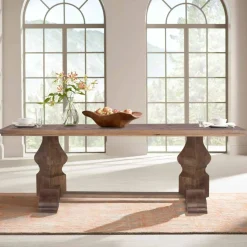 Table de salle à manger 213 cm Manguier Kama Marron - 213x106x76 cm