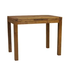 Table haute mange debout rectangulaire Acacia Gordon Naturel - 130x90x106 cm