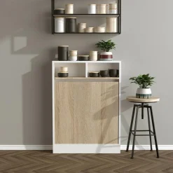 Table pliable Bracked ecru - 70x90x15 cm