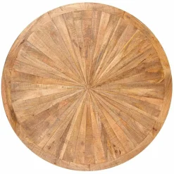 Table ronde manguier solaris naturel - 135x135x76 cm