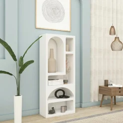 Étagère à livres Vénus blanche - 60x150x32 cm