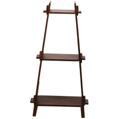 Étagère en acacia massif marron - 48x35x106 cm