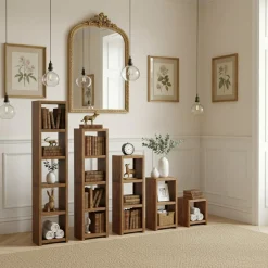 Étagère H50 cm Acacia Florence Marron - 50x35x50 cm