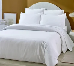 Taie d'oreiller 100% Flanelle de Coton blanche