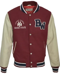 Teddy en Laine & Cuir Bron rouge