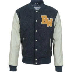 Teddy en Laine & Cuir Char gris anthracite