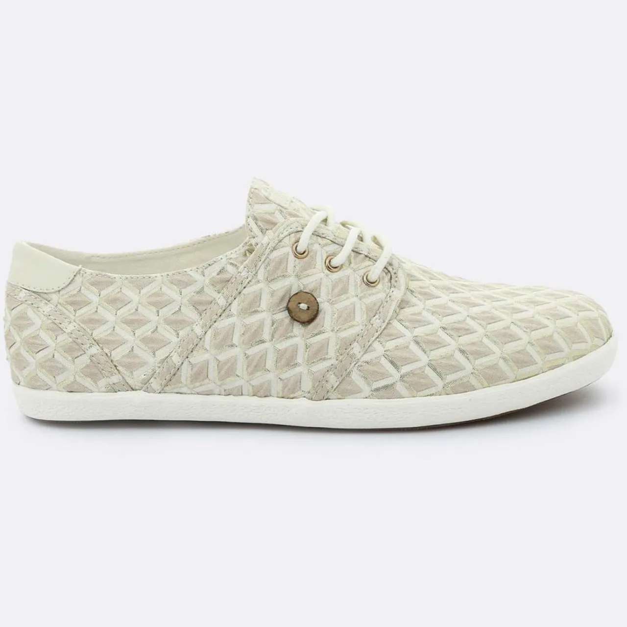 Tennis Cypress à carreaux sable/doré