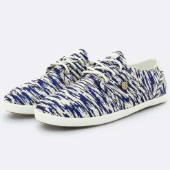 Tennis Cypress imprimées blanc/bleu foncé