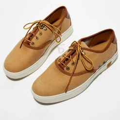 Tennis en Toile Amherst marron