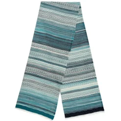 Étole Horizons bleue - 70x200 cm