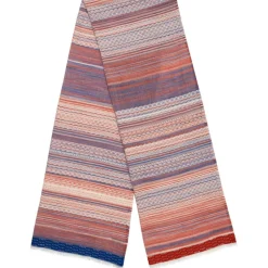 Étole Horizons orange - 70x200 cm