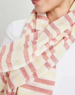 Étole Massimo rouge - 70x180 cm