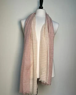 Étole Migo blanche - 70x180 cm