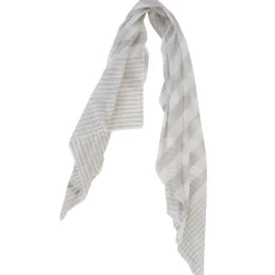 Étole Nino en Coton beige - 75x200 cm