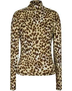 Top Basic imprimé léopard