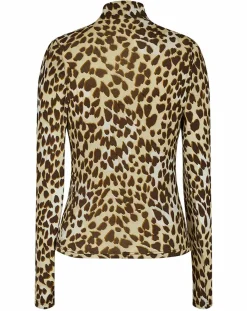 Top Basic imprimé léopard