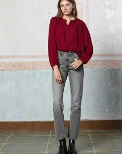 Top Céleste bordeaux