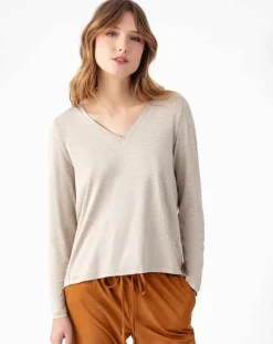 Top Cornelia chine beige