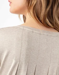 Top Cornelia chine beige