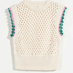 Top crocheté Marh écru