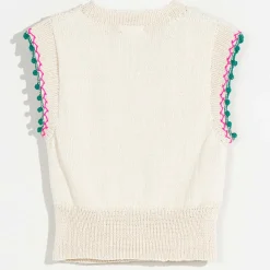 Top crocheté Marh écru