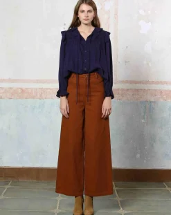 Top en Coton & Lin Inaya violet