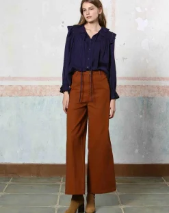 Top en Coton & Lin Inaya violet