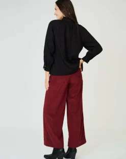 Top en Coton & Lin Sarra noir