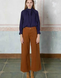 Top en Coton & Lin Sarra violet