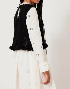 Top en maille Twiggy noir