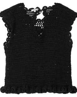 Top en maille Twiggy noir