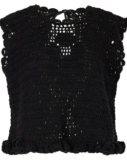 Top en maille Twiggy noir