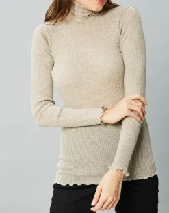 Top Laine & Soie caramel