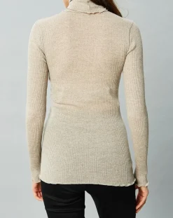 Top Laine & Soie caramel