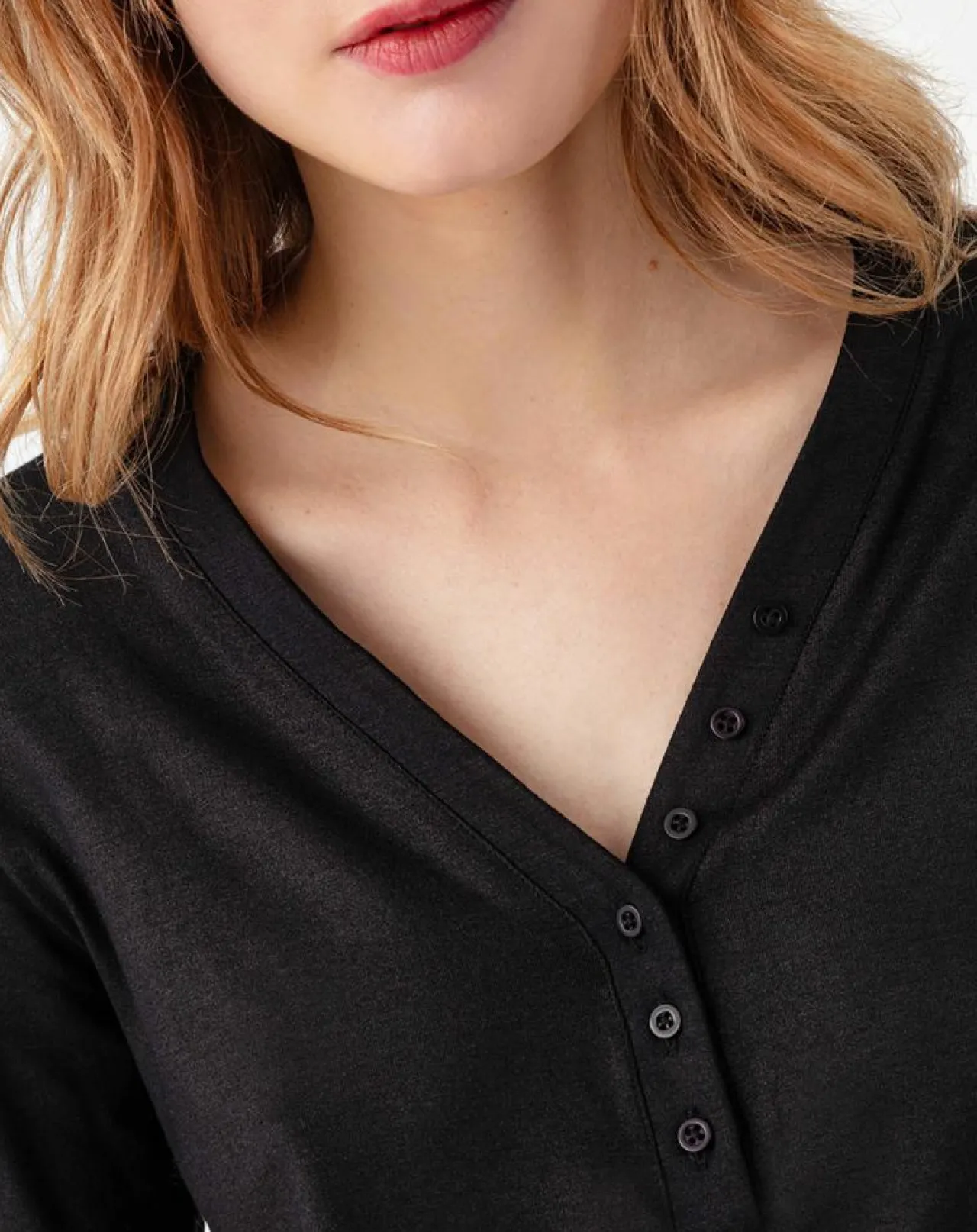 Top Manches Longues Stella irise noir