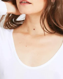 Top Marion en Micromodal blanc