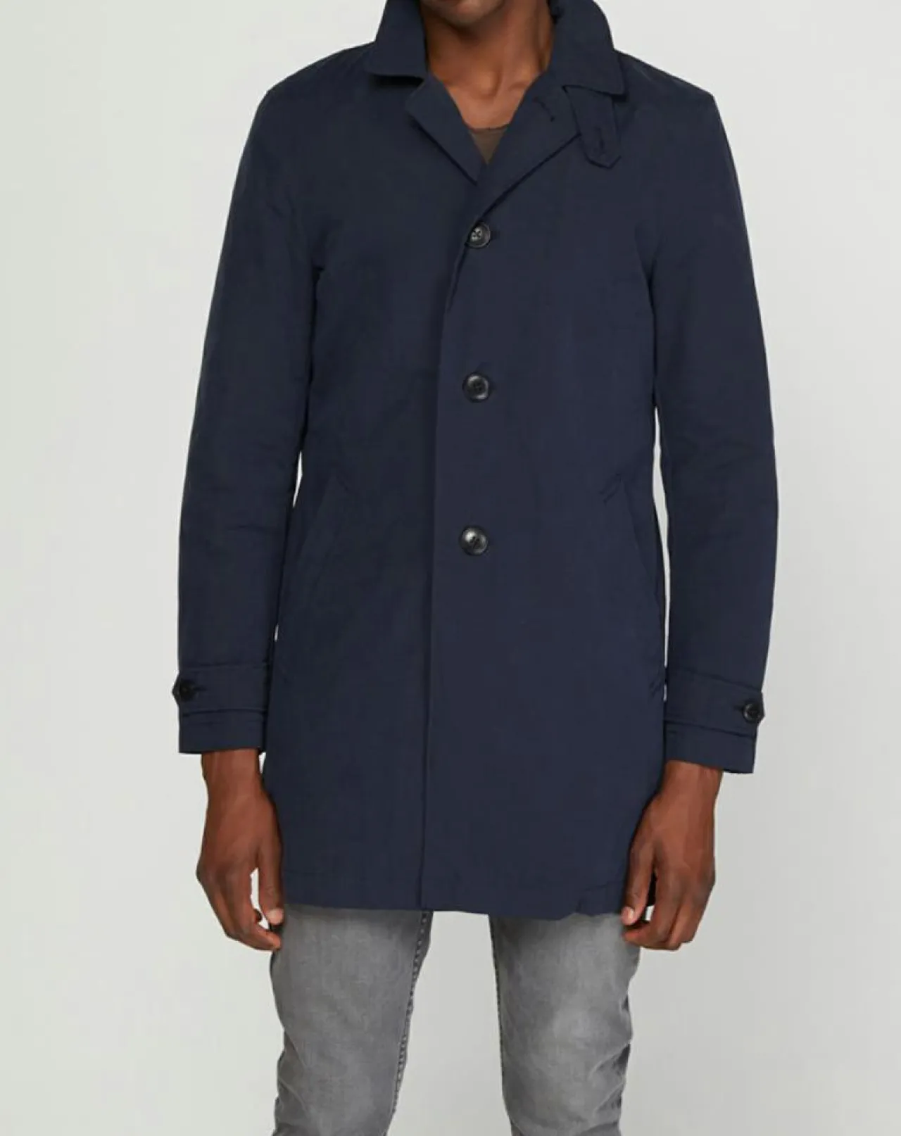 Trench Marc bleu marine