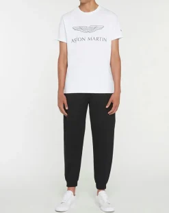 T-Shirt Aston Martin Racing Logo blanc