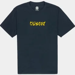 T-Shirt 100% Coton Bio Earth bleu marine