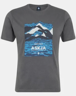 T-Shirt 100% Coton Bio Graphic gris