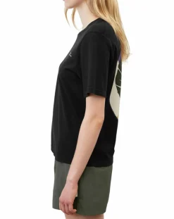T-Shirt 100% Coton Bio imprimé nature noir