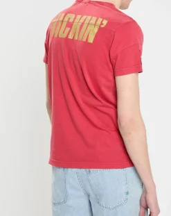 T-Shirt à motif rouge