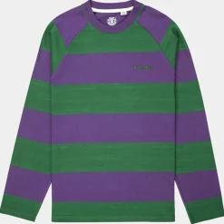 T-Shirt Blunt 3.0 rayé Ls vert/violet
