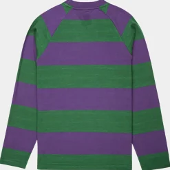 T-Shirt Blunt 3.0 rayé Ls vert/violet