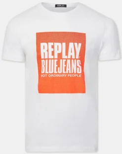 T-Shirt box logo blanc