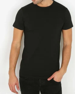 T-Shirt Col rond noir