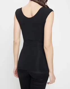 T-Shirt Coton Contour noir