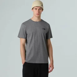 T-shirt Dome gris chiné moyen