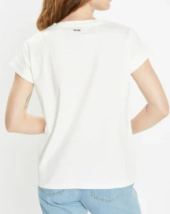 T-Shirt en Coton Bio Sisters blanc